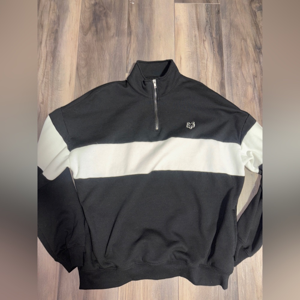 Zoo York Zip Sweater Black and Red